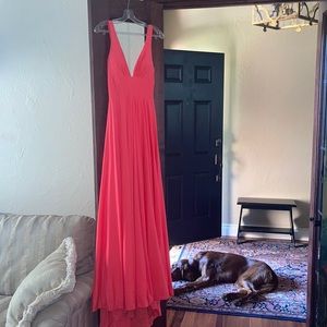 Coral Jovani Prom Dress